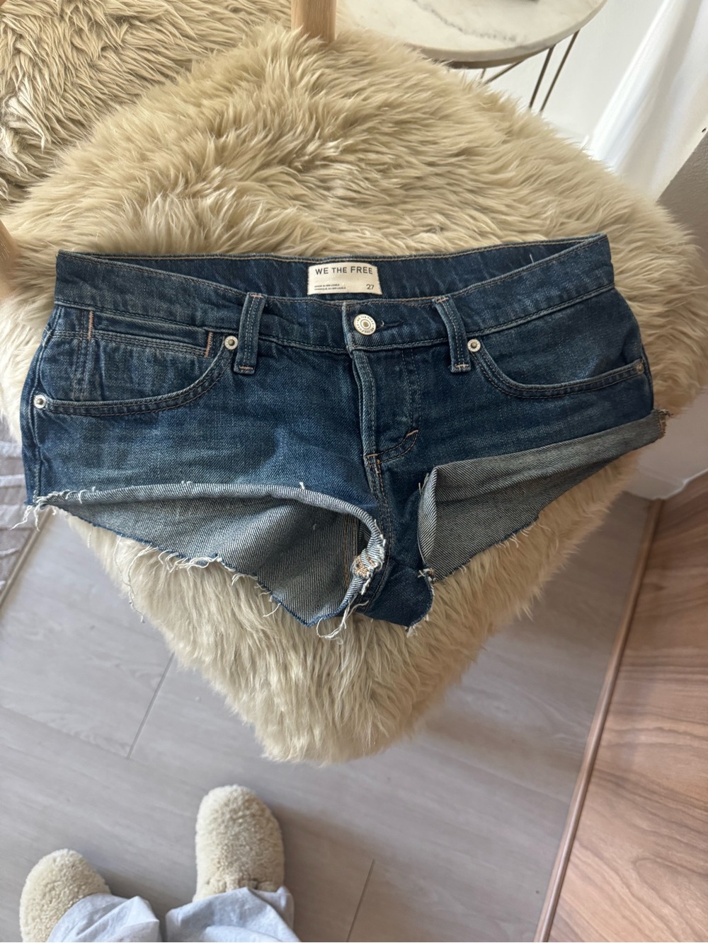 We the free/free people hit the road micro shorts